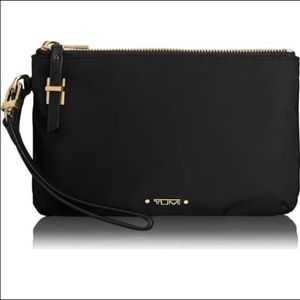 Tumi Abilene double zip pouch wristlet
